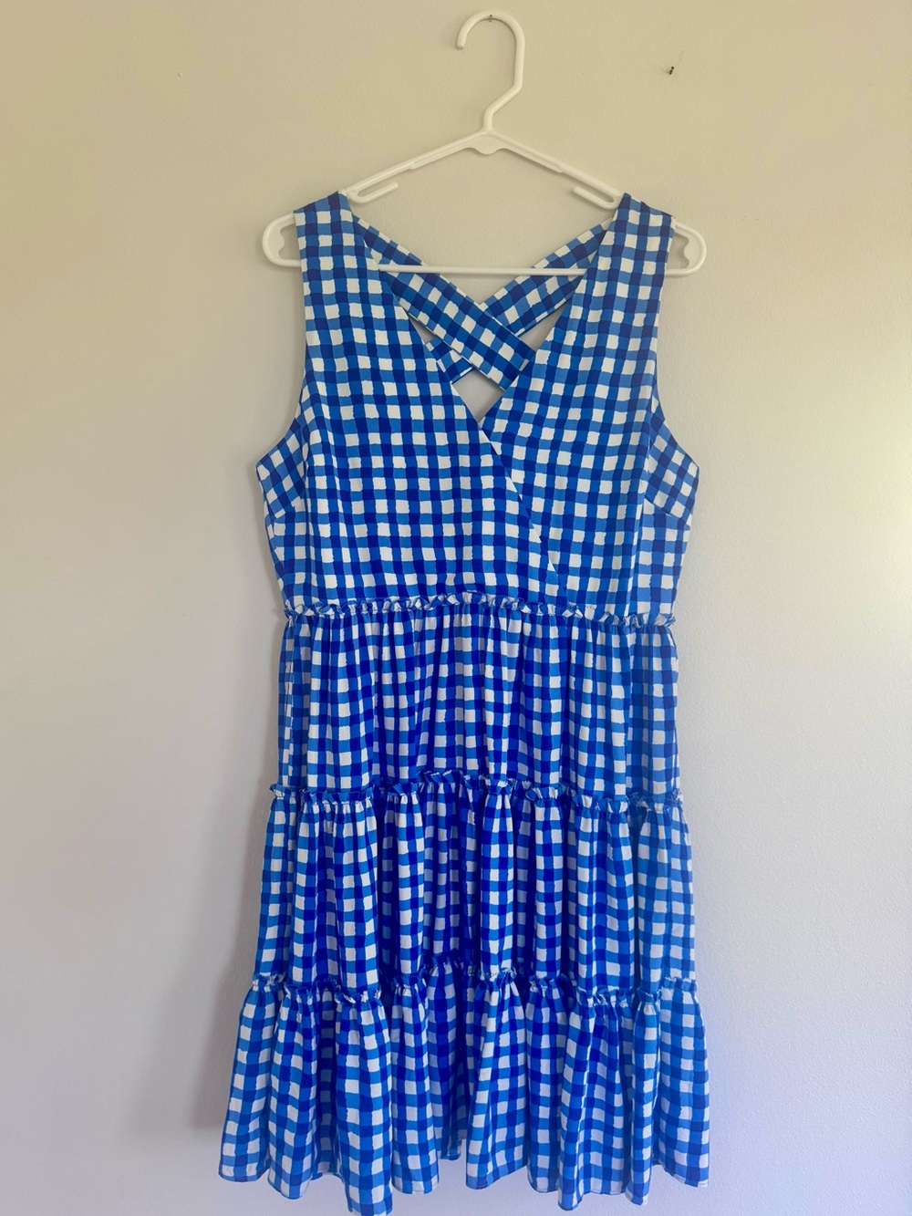 NEW “Skies Are Blue” Blue and White Gingham Dress